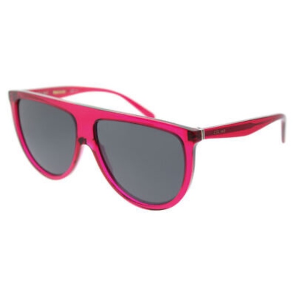 CELINE Acetate Thin Shadow Sunglasses CL41435/S in Fuchsia - Picture 12 of 14